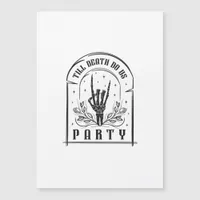 Till Death Do Us Party Retro Bachelorette Design