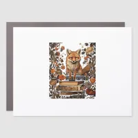 Cottagecore Aesthetic With Book Cute Goblincore Mi Car Magnet