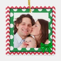 Family Photo Christmas Ornament