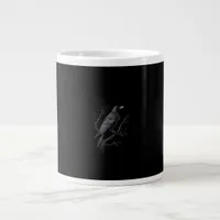 Crow, F-Caw-F Funny Bird Moon Gothic Adult Humor T Giant Coffee Mug