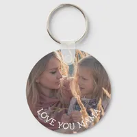 Love you Mama, Personalized Photo Key Chain