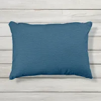 Blue Textured Pattern Outdoor Patio Outdoor Outdoor Pillow