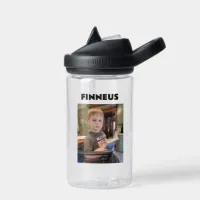 Personalized Child's Photo and Name   Water Bottle