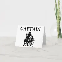 Captain Mom Note Card