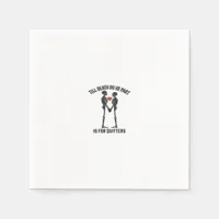 Till Death Do Us Part Valentine Design  Napkins