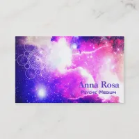 *~* Cosmic Sacred Geometry Galaxy Nebula Business Card