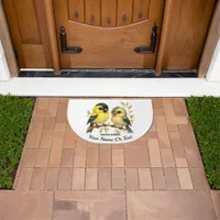 Brilliant American Goldfinch Doormat