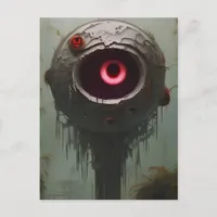 A Creepy Eyeball Plant Postcard