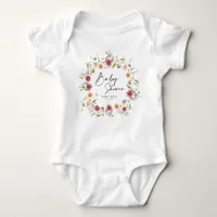 Wildflower Baby Bodysuit