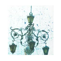 Plaza Light Blue Crackle Notepad