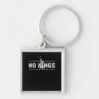 No Kings Day Retro Classic Design Keychain