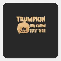 Trumpkin Make Halloween Great Again Classic – Skel Square Sticker