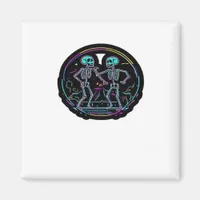 Till Death Do Us Party Skeleton Dance Party Classi Magnet