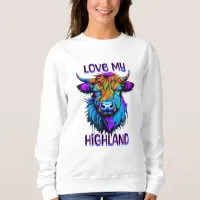 Colorful Highland Cow