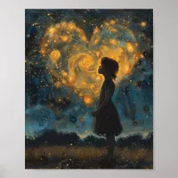 The Heart in the Stars Girl  Poster
