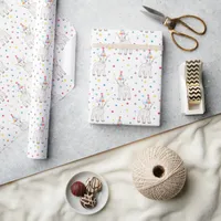 Goat Petting Zoo Birthday Party Pattern Wrap Wrapping Paper