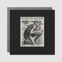 Goblin Mode Goblincore Fairycore Medieval Grunge Car Magnet