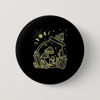 Goblincore Aesthetic Cottagecore Academia Mushroom Button