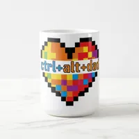 ctrl + alt + dad Geek Dad T-Shirt Coffee Mug