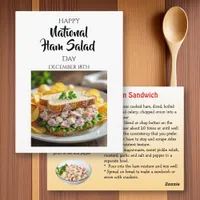 Happy National Ham Day | December 18th Postcard