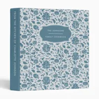 Flowers Family Recipe Cookbook Binder