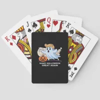 Funny Halloween Boo, Pumpkin Trumpkin, Make Hallow Poker Cards