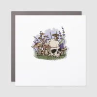 Cottagecore Aesthetic Mushroom Man Goblincore Fant Car Magnet