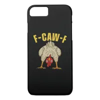 F-Caw-F Humor Gothic Crow Funny Aesthetic Style iPhone 8/7 Case