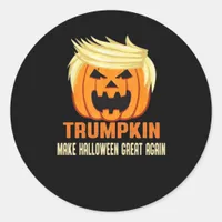 Trumpkin Make Halloween Great Again – Halloween Ni Classic Round Sticker