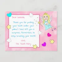 Add your Child's Name to this Tooth fairy Card