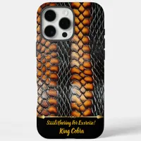 Vibrant snake skins' natural elegance iPhone 16 pro max case