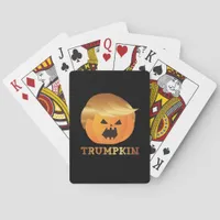 Halloween Trumpkin Poker Cards