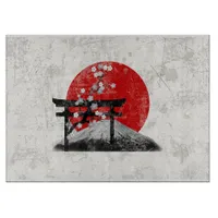 Flag and Symbols of Japan ID153 Cutting Board