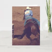 Barrel Racing Card