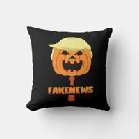 Trumpkin Make Halloween Great Again - News Classic Throw Pillow