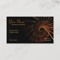 TimberSpiral FractaL Business Card