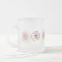 Floral sphere frosted mug