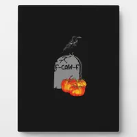 F-Caw-F Crow Classic Retro Cool Plaque