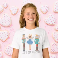 Cute Christmas Nutcracker Hand drawn Pastel Kids T-Shirt