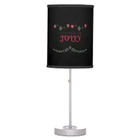Tis The Season To Jolly Funny Casual Table Lamp