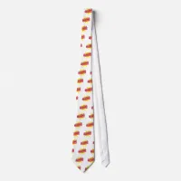 Ask About Resume Job Hunter Logo Neck Tie