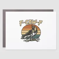 Humor Gothic F Caw F Funny Crow Creative Style Car Magnet