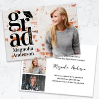 Class of 2024 GRAD Multi Photo Graduation Announcement