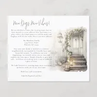 PAPER Watercolor Home Illustration New Address