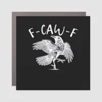 F-Caw-F Raven Retro Classic Car Magnet