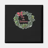 Tis The Season Shadowed Magnet