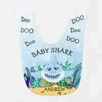 Personalized Baby Shark Doo Doo Doo Baby Bib