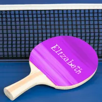 Purple shades name girl Ping-Pong paddle