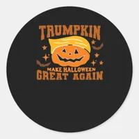 Trumpkin Make Halloween Great Again – Spooky Polit Classic Round Sticker