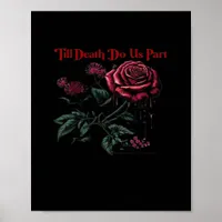 Till Death Do Us Part Classic – Love Design Poster